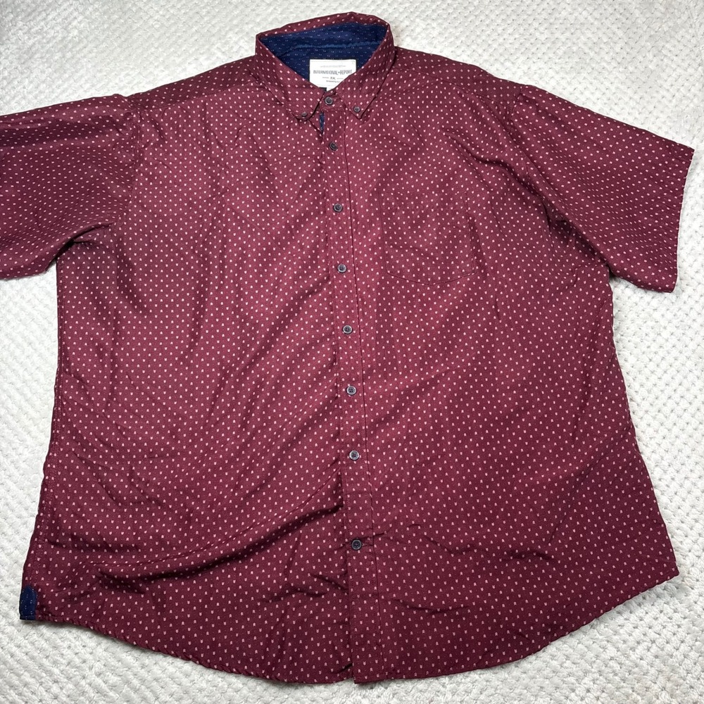 international report 2X men's button up